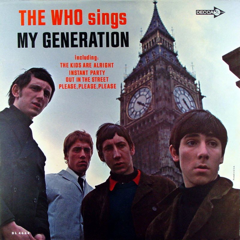 the who sings my generation