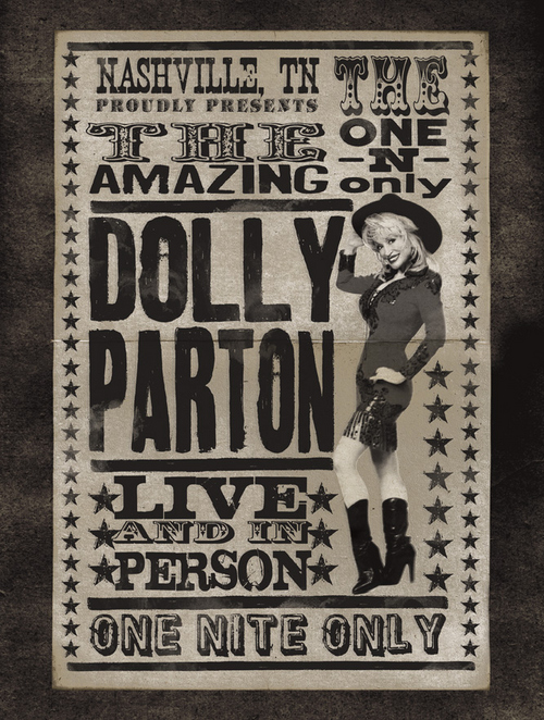 jungle Være knap Dolly Parton old-school-poster–large 