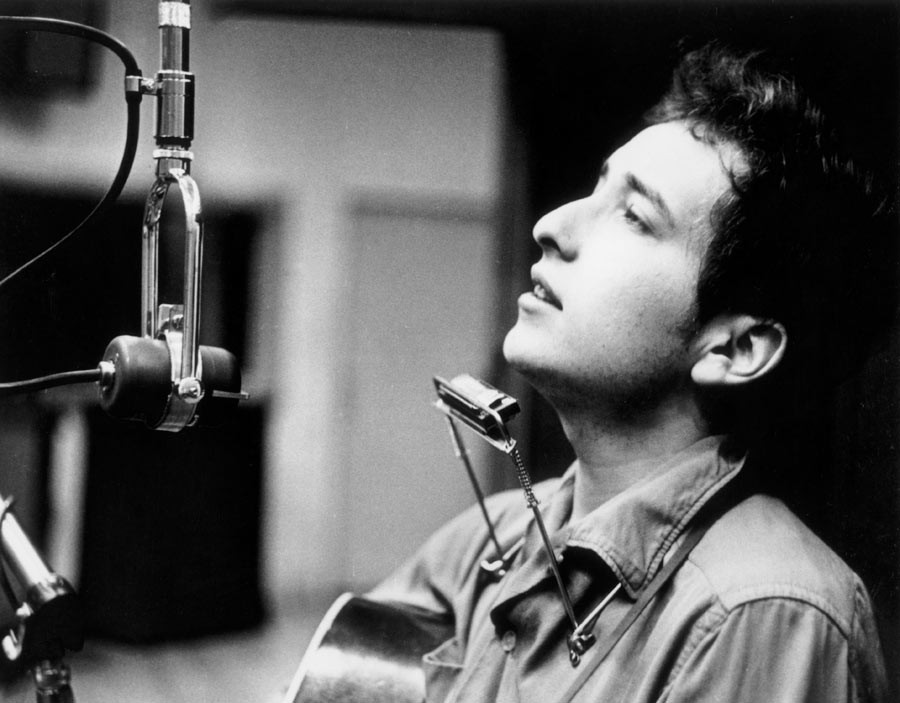 Bob-Dylan-studio