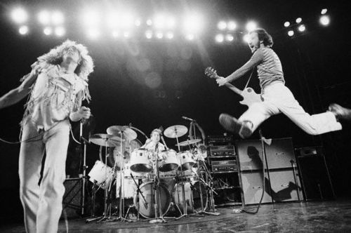 The Who Performing in Concert