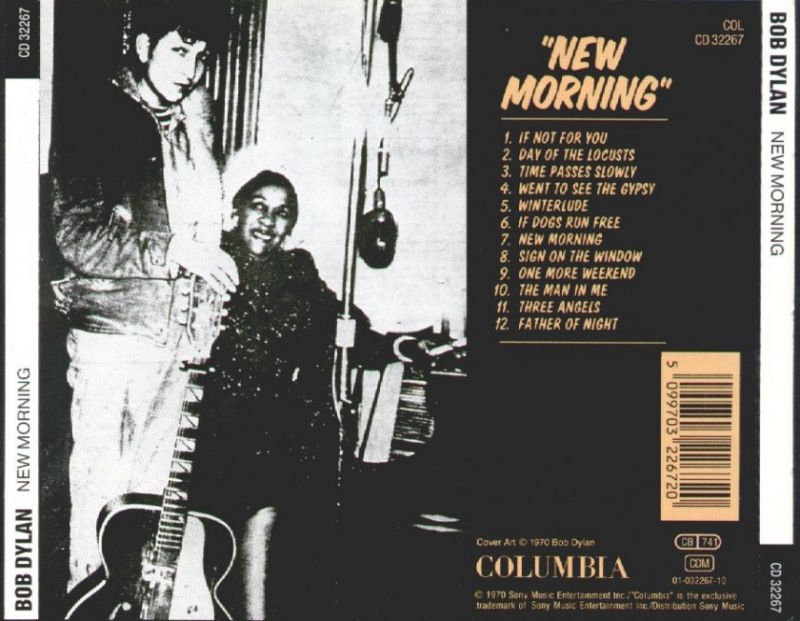 Bob Dylan - New Morning (back)