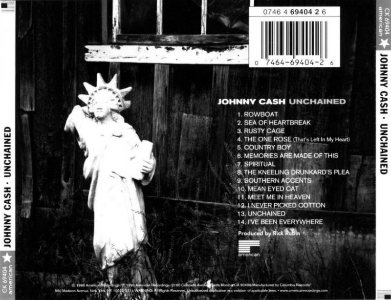 Johnny Cash - American II (Unchained) - Back