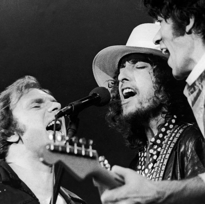 Van Morrison, Bob Dylan & Robbie Robertson @ Winterland Nov 1976
