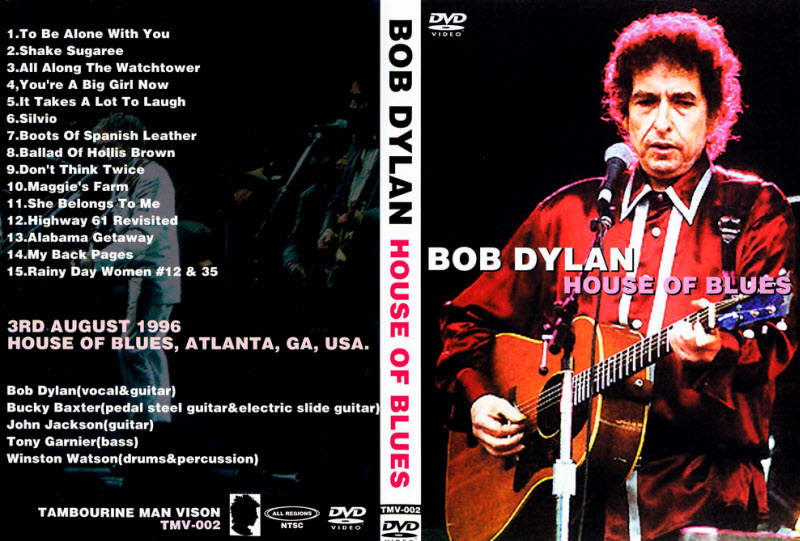 bob dylan house of blues 1996