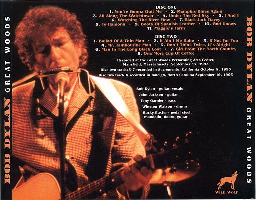 bob dylan great woods 1993 2