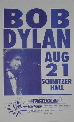 Bob-Dylan-Arlene-Schnitzer-Hall-1990-Portland-Concert-Poster